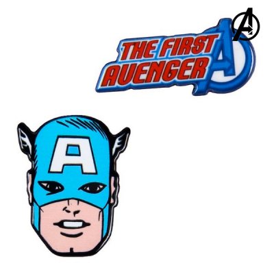 Lås Captain America The Avengers 2600000540 Blå (9.5 x 14.5 x cm) (9,5 x 14,5 x cm)