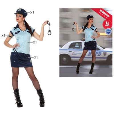 Verkleidung für Erwachsene 2786 Polizistin (XL)