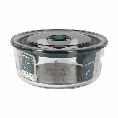Santa Clara Hermetisk matlåda Grå 850 ml (4 antal)