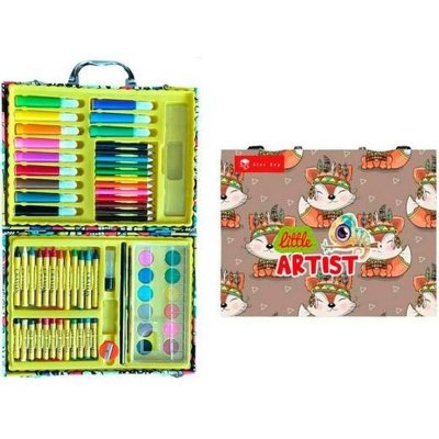 Målarset Roymart Little Artist Fox Portfölj 68 Delar Multicolour