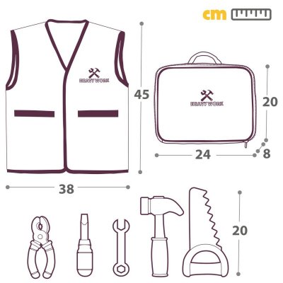 Colorbaby Verktygsutrustning My Tools 4 antal Plast