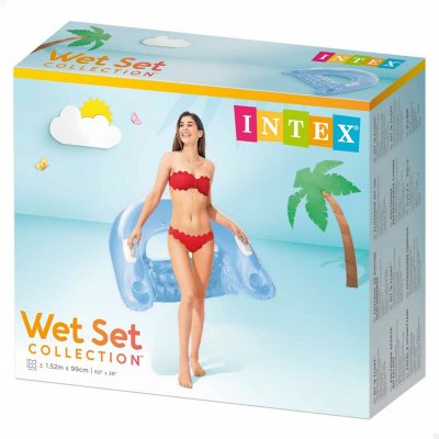 Intex Uppblåsbar stol för pool Sit N'Float 152 x 28 99 cm