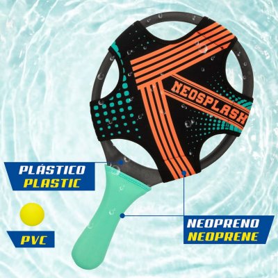 Colorbaby Strandspadar med boll Neopren Plast (6 antal)