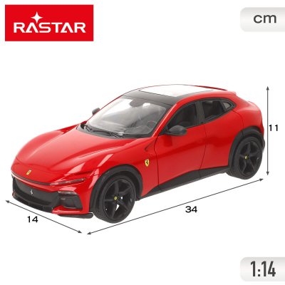 Ferrari Radiostyrd bil PUROSANGUE 1: 14 34 x 11 cm (2 antal) Plast