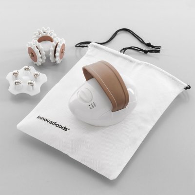 InnovaGoods Elektrisk massageapparat mot celluliter Vit Rostfritt stål