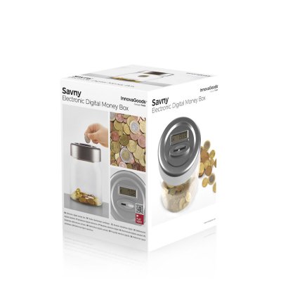 InnovaGoods Digital sparbössa Savny Transparent