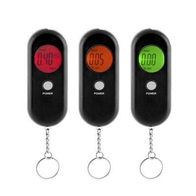 InnovaGoods Digital alkomätare Svart metall
