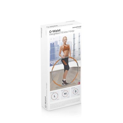 InnovaGoods Avtagbar fitnessring täckt med skumgummi O-Waist Grå