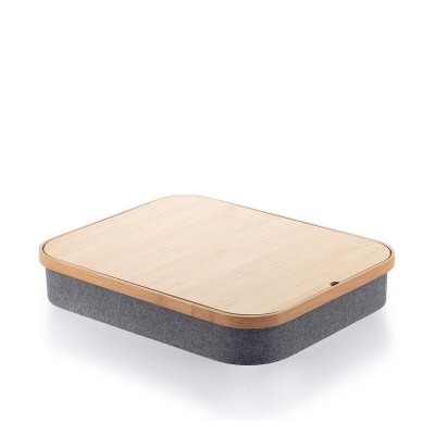 Transportabelt skrivbord för bärbara datorer med förvaringsfack Larage InnovaGoods