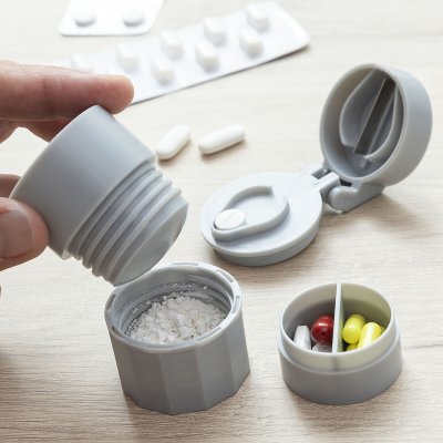 InnovaGoods 5-i-1-Doseringsanordning för piller med skärare och krossare Fivlok InnovaGoods