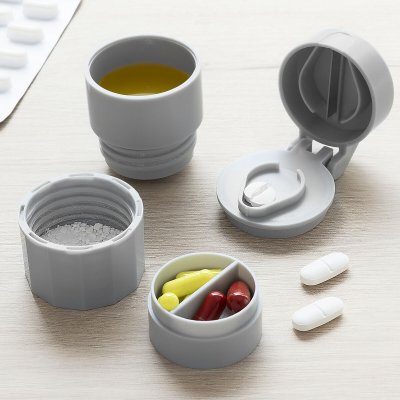 InnovaGoods 5-i-1-Doseringsanordning för piller med skärare och krossare Fivlok InnovaGoods