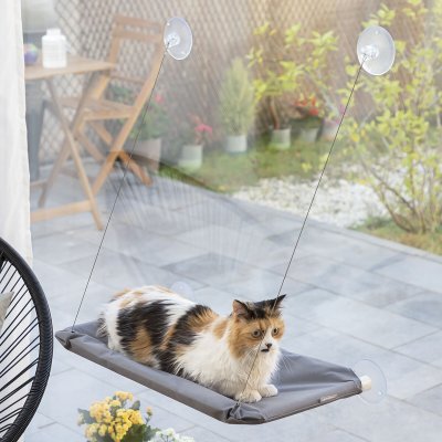 InnovaGoods Hängmatta för katt Catlax Grå Polyester