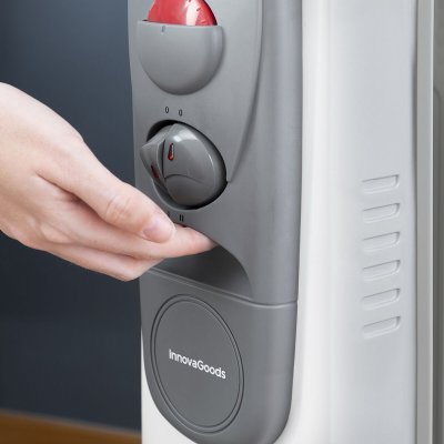 InnovaGoods Oljeelement Oileven 2500 W (11 ribbor) Vit Metall