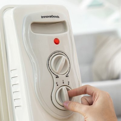 InnovaGoods Oljeelement Oinine 2000 W (9 ribbor) Vit Metall