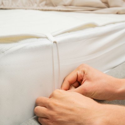 InnovaGoods Dubbel Elektrisk Sängvärmare Blewarm 60+60 W 140 x 160 cm Vit polyester