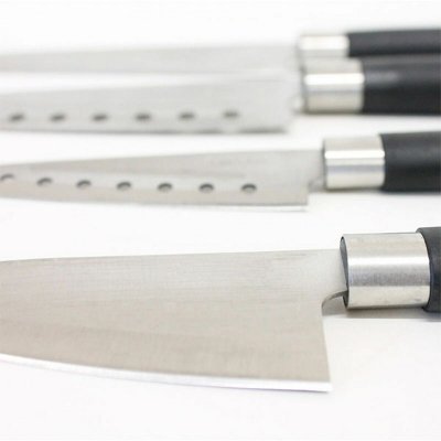 Cecotec Knivset Santoku Svart Rostfritt stål Kolfiber (4 pcs)