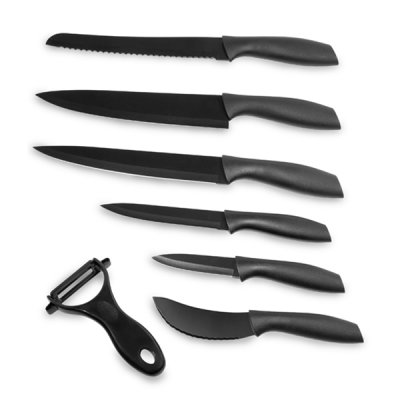 Bravissima Kitchen Bordskniv Set de 7 cuchillos Titanium