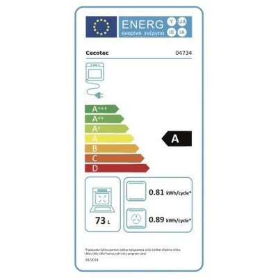 Cecotec Pyrolytisk ugn Bolero Hexa P526000 Line A 2800 W 73 L Svart