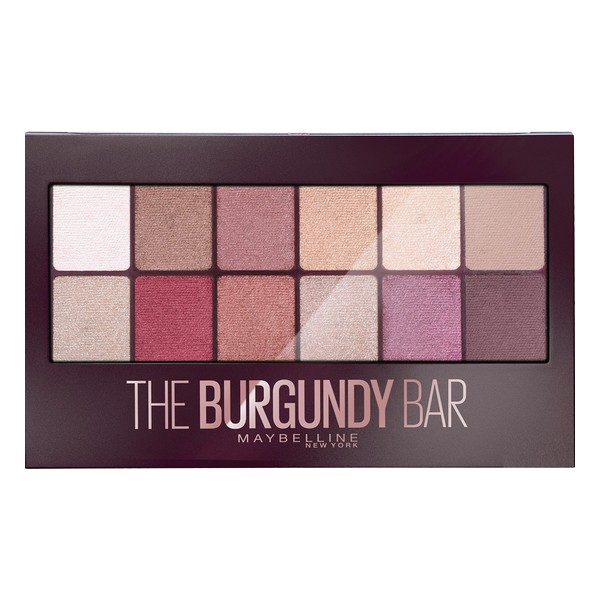 Maybelline Ögonskuggspalett The Burgundy Bar Nº 04-Burgundy 9, 6 g Nylon
