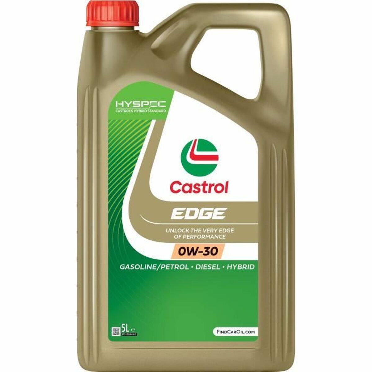 Castrol Bilmotorolja Edge 0W-30 gul