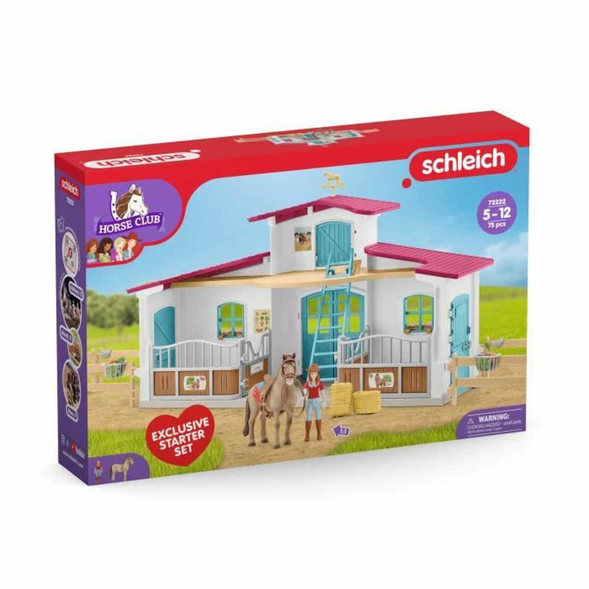 Schleich Playset 72222 - Horse Club range Häst