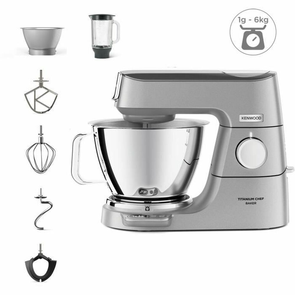 Kenwood Köksrobot KVC85. 124SI Silvrig 1200 W silver rostfritt stål