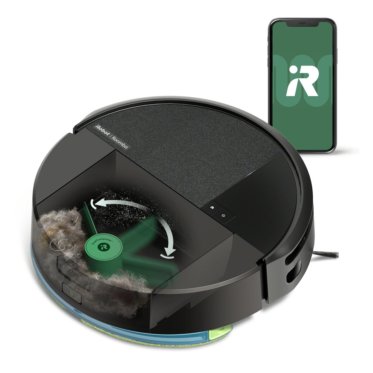 Irobot Robotdammsugare Appstyrd Svart