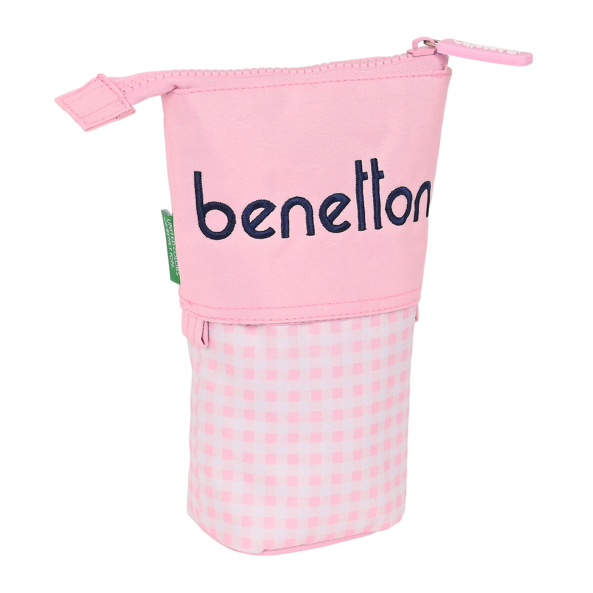 Benetton Necessär Mugg Vichy rosa (8 x 19 6 cm) Polyester