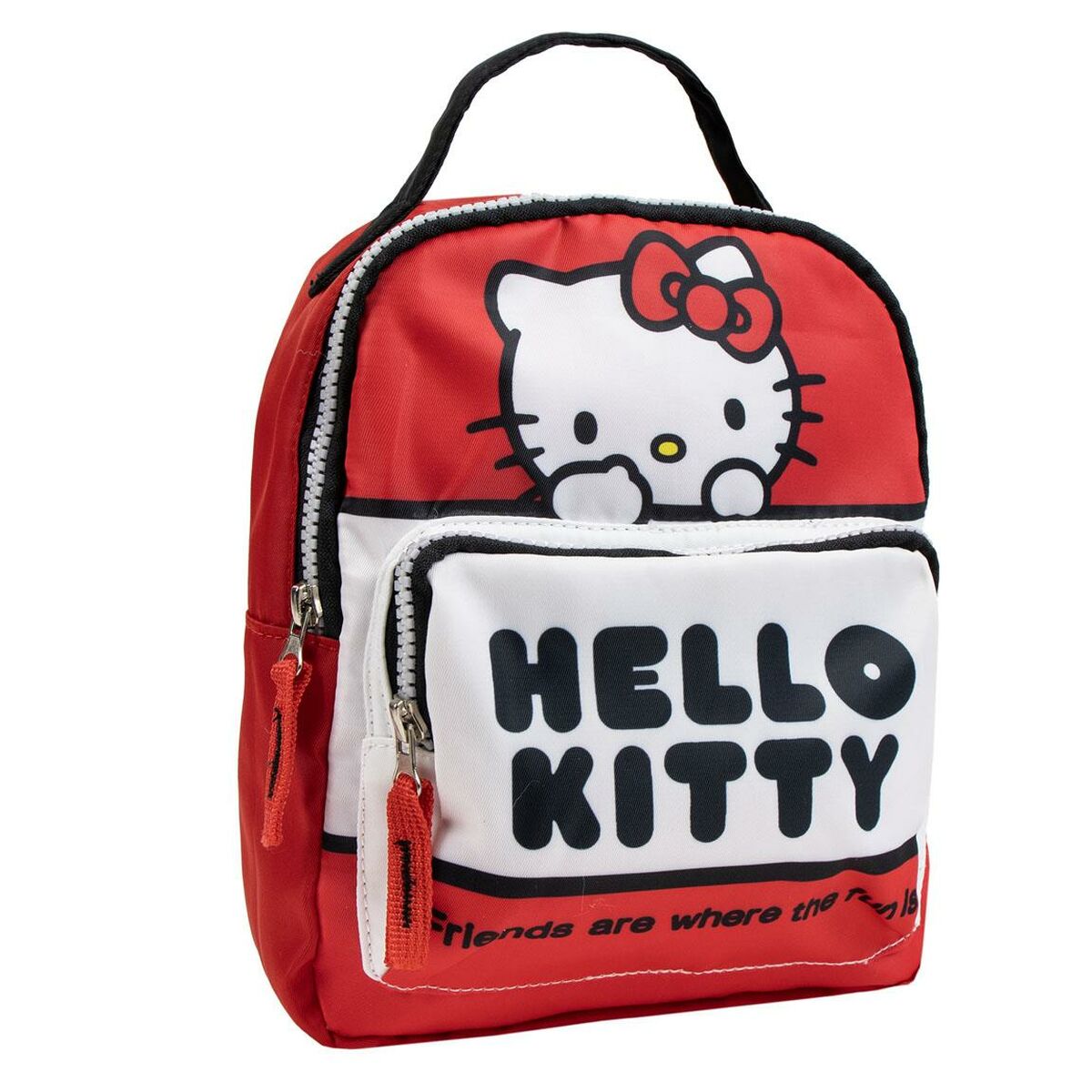 Skolryggsäck Hello Kitty Röd 19,0 x 23,0 x 8,0 cm