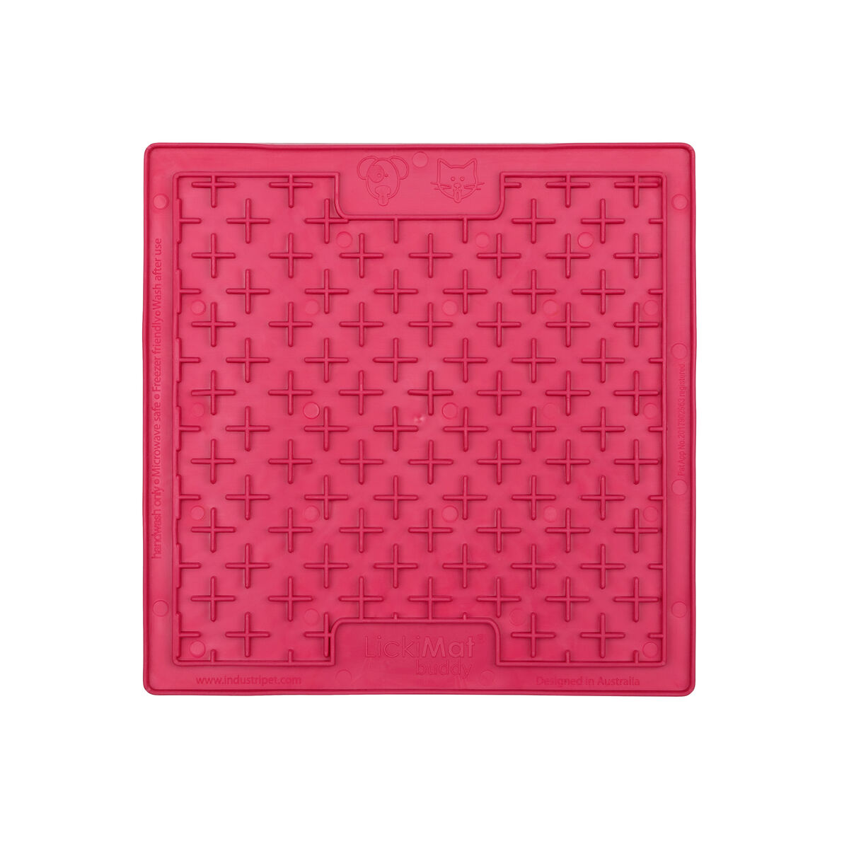 Lickimat Hundmatare rosa TPR