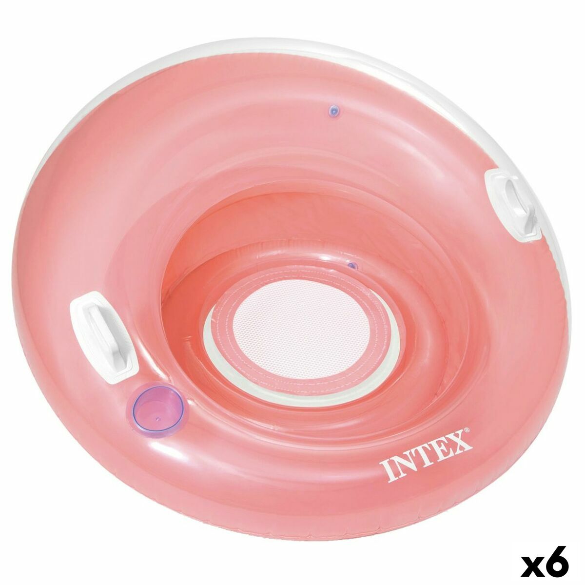 Intex Uppblåsbar poolstol Rund Ø 119 cm x (6 antal)