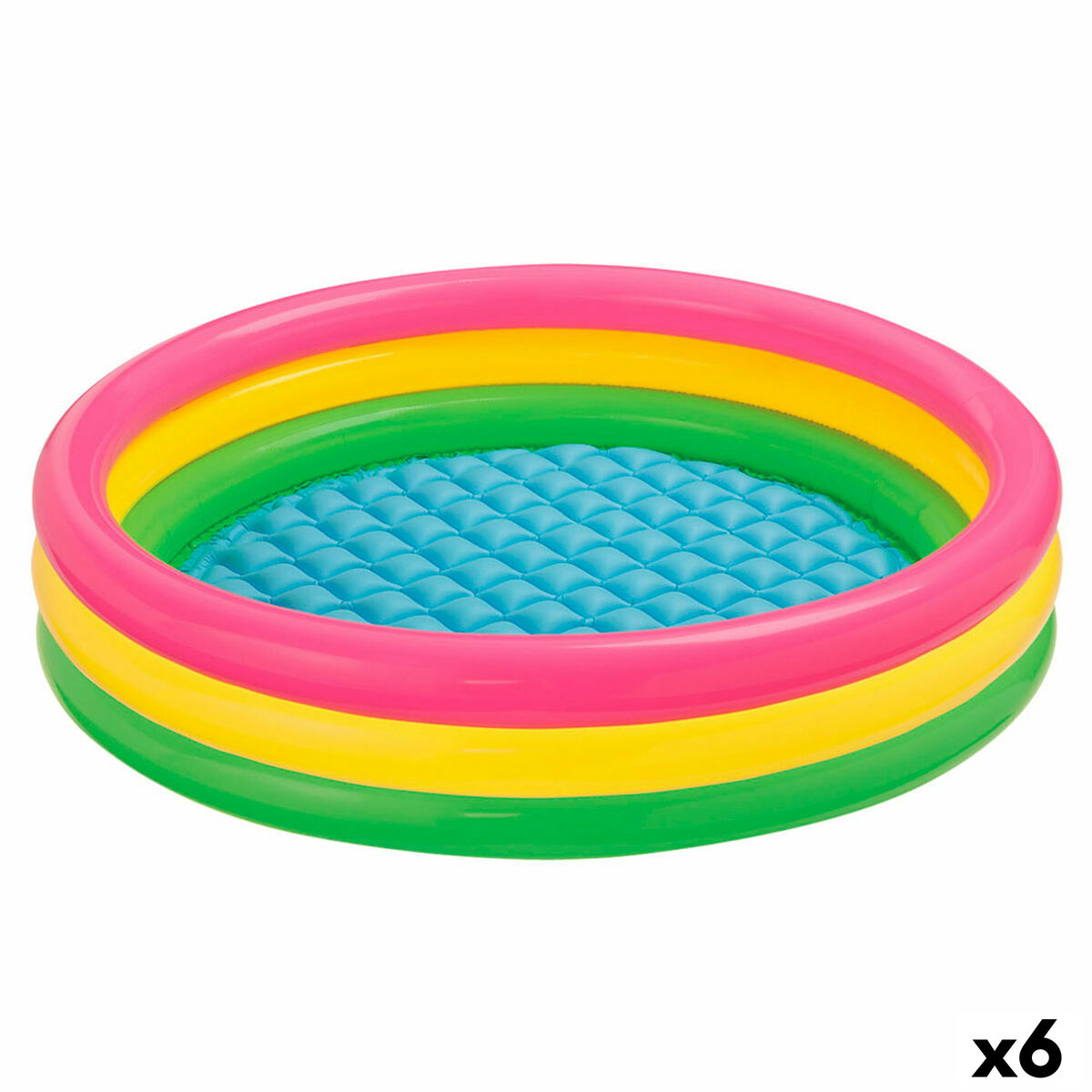 Intex Uppblåsbar plaskpool för barn Sunset Ringar 275 L 147 x 33 cm (6 antal)